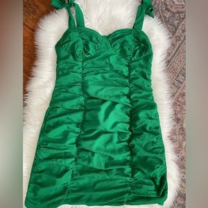 Pretty Little Things mini green dress